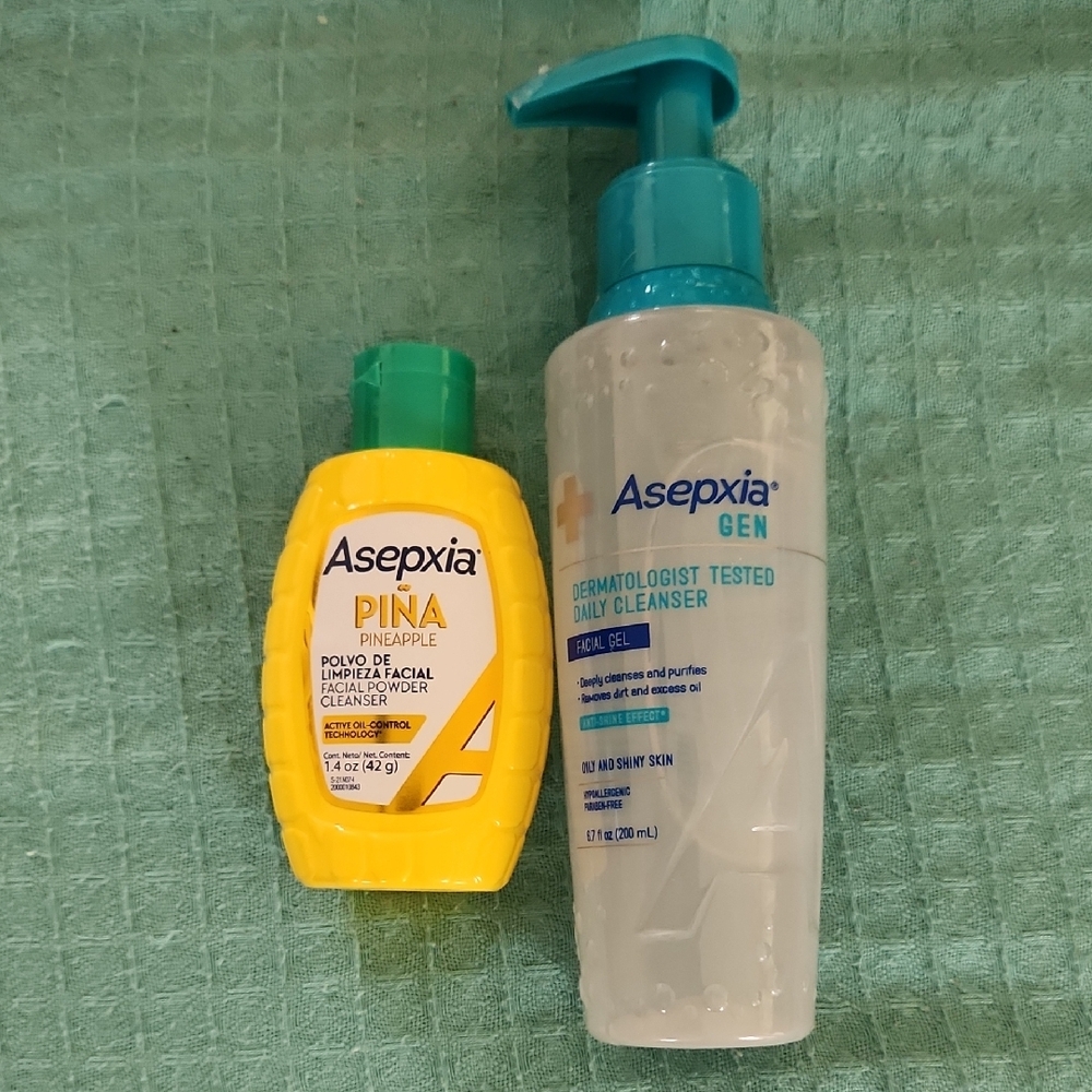 MATTIFYING Asepexia Dermatologist Daily Cleanser Set.  Powder=Eco-Friendly! NEW!